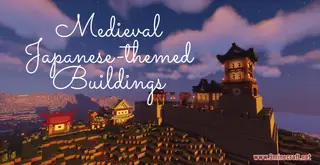 Medieval Japanese-Themed Buildings Map (26.2, 1.20.1) – Explore Elegant Japanese Houses