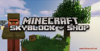 Skyblock + Shop Map (26.2, 1.20.1) – Trade and Survive on Sky Island