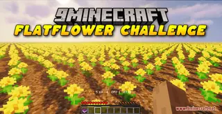 FlatFlower Challenge Map (26.2, 1.20.1) – A Survival Challenge Like No Others