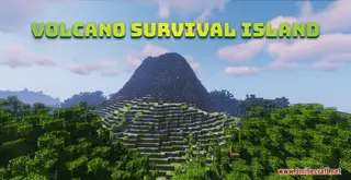Volcano Survival Island Map (26.2, 1.20.1) – A Simple Survival Challenge