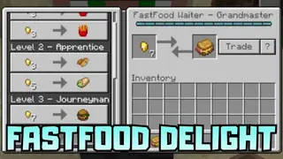 FastFood Delight Addon (26.x, 1.21) – MCPE/Bedrock Mod