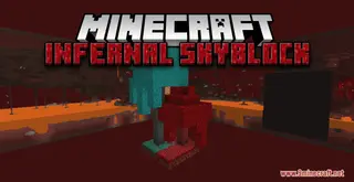 Infernal Skyblock Map (26.2, 1.20.1) – Survive on SkyBlock in the Nether