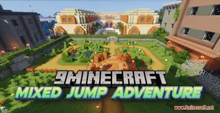 nCounter Mixed Jump Adventure Map (26.2, 1.20.1) – Jump Through Different Biomes