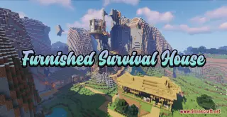 Furnished Survival House Map (26.2, 1.20.1) – The Perfect Starting House