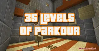 35 Levels of Parkour Map (26.2, 1.20.1) – Can You Get To The Last Level?