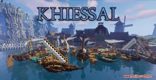 Khiessal Map (26.2, 1.20.1) – Medieval Cliffside Harbor City