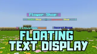 Floating Text Display Addon (1.21) – MCPE/Bedrock