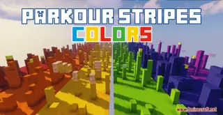 Parkour Stripes Colors Map (26.2, 1.20.1) – Six Colorful Stripes Full of Fun!
