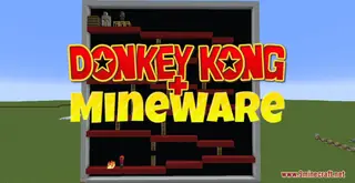 Donkey Kong + MineWare Map (26.2, 1.20.1) – Two Interesting Minigames!