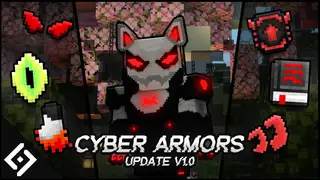 Cyber Armors Addon (26.x, 1.21) – MCPE/Bedrock Mod