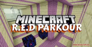 R.E.D. Parkour Map (26.2, 1.20.1) – How Far Can You Go?
