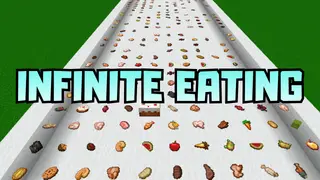 Infinite Eating Addon (1.21) – MCPE/Bedrock