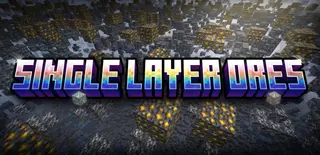 Single Layer Ores Addon (1.21) – MCPE/Bedrock
