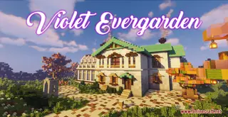 Violet Evergarden Anne's House Map (26.2, 1.20.1) for Minecraft