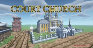 Court Church of the Peterhof Palace Map (26.2, 1.20.1) for Minecraft