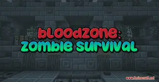 Bloodzone: Zombie Survival Map (26.2, 1.20.1) for Minecraft