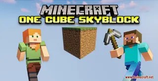 One Cube SkyBlock Map (26.2, 1.20.1) for Minecraft