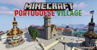 Portuguese Village Map (26.2, 1.20.1) for Minecraft