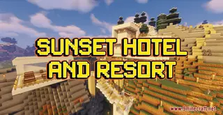 Sunset Hotel and Resort Map (26.2, 1.20.1) for Minecraft
