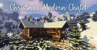Christmas Modern Chalet Map (26.2, 1.20.1) for Minecraft