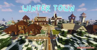 Winter Town Map (26.2, 1.20.1) for Minecraft