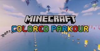 Colored Parkour Map (26.2, 1.20.1) for Minecraft