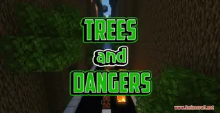 Among TREES and DANGERS Map (26.2, 1.20.1) for Minecraft