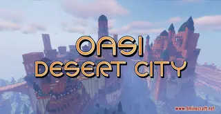 Oasi Desert City Map (26.2, 1.20.1) for Minecraft