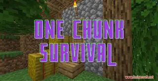 One Chunk Survival Map (26.2, 1.20.1) for Minecraft
