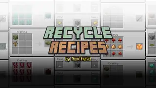 Recycle Recipes Addon (26.x, 1.21) – MCPE/Bedrock Mod
