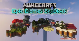 Epic Biomes SkyBlock Map (26.2, 1.20.1) for Minecraft