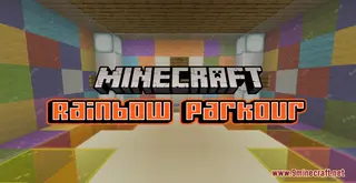 Rainbow Parkour Map (26.2, 1.20.1) for Minecraft