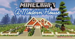 A Modern House Map (26.2, 1.20.1) for Minecraft