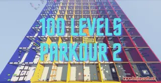 100 Levels Parkour 2 Map (26.2, 1.20.1) for Minecraft
