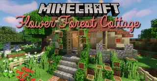 Flower Forest Cottage Map (26.2, 1.20.1) for Minecraft