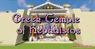 Greek Temple of Hephaistos Map (26.2, 1.20.1) for Minecraft