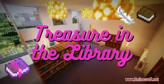 Treasure in the Library Map (26.2, 1.20.1) for Minecraft