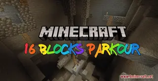 16 Blocks Parkour Map (26.2, 1.20.1) for Minecraft