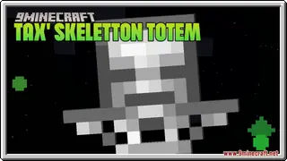 Tax' Skeletton Totem Resource Pack (1.21.1, 1.20.1) – Texture Pack