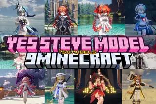 750 Models Addon for Yes Steve Model Mod