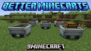 Better Minecarts Resource Pack (1.21.1, 1.20.1) – Texture Pack