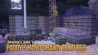 Paddy's Hand-Drawn Textures Resource Pack (1.21.1, 1.20.1) – Texture Pack