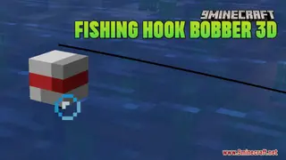 Fishing Hook Bobber 3D Resource Pack (1.21.1, 1.20.1) – Texture Pack