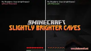 Slightly Brighter Caves Resource Pack (1.21.1, 1.20.1) – Texture Pack