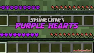 Purple Hearts Resource Pack (1.21.1, 1.20.1) – Texture Pack