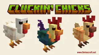 Clukin' Chicks Resource Pack (1.21.1, 1.20.1) – Texture Pack