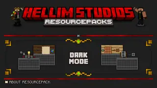 Hellim's Dark Mode Resource Pack (1.21.1, 1.20.1) – Texture Pack