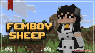 Femboy Sheep Resource Pack (1.21.1, 1.20.1) – Texture Pack