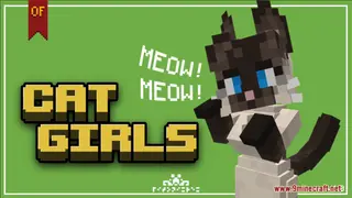 Cat Girls Resource Pack (1.21.1, 1.20.1) – Texture Pack