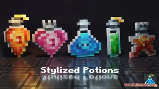 Stylized Potions Resource Pack (1.21.1, 1.20.1) – Texture Pack
